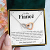To My Fiance | “More Than Words” | Interlocking Hearts Necklace