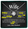 To My Wife | "Through My Eyes" | Love Knot Necklace