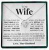 To My Wife | "Once in a Lifetime" | Love Knot Necklace