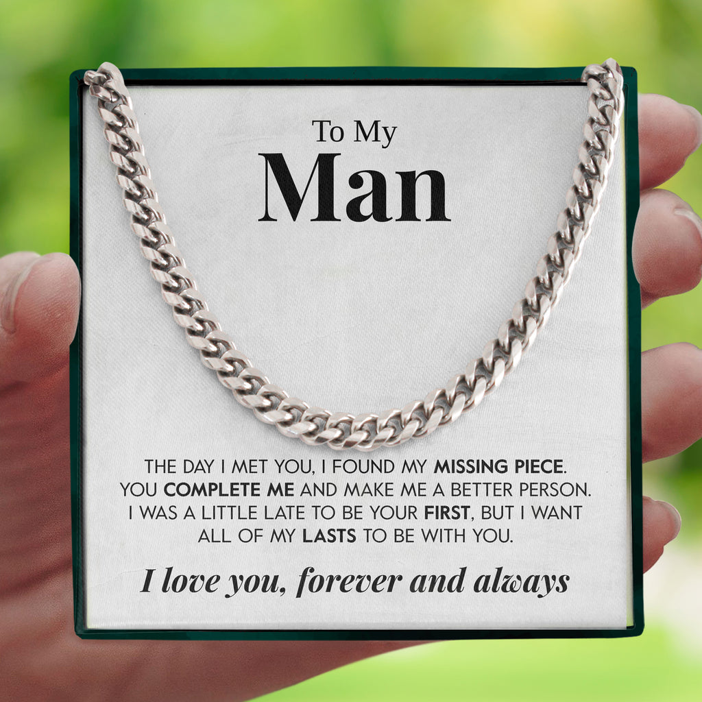 Load image into Gallery viewer, To My Man | &quot;Better Person&quot; | Cuban Chain Link

