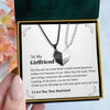To My Girlfriend | “My Home” | His-and-Hers Magnetic Hearts Necklaces