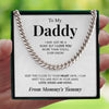 To My Daddy | "Love Kisses and Kicks" | Cuban Chain Link