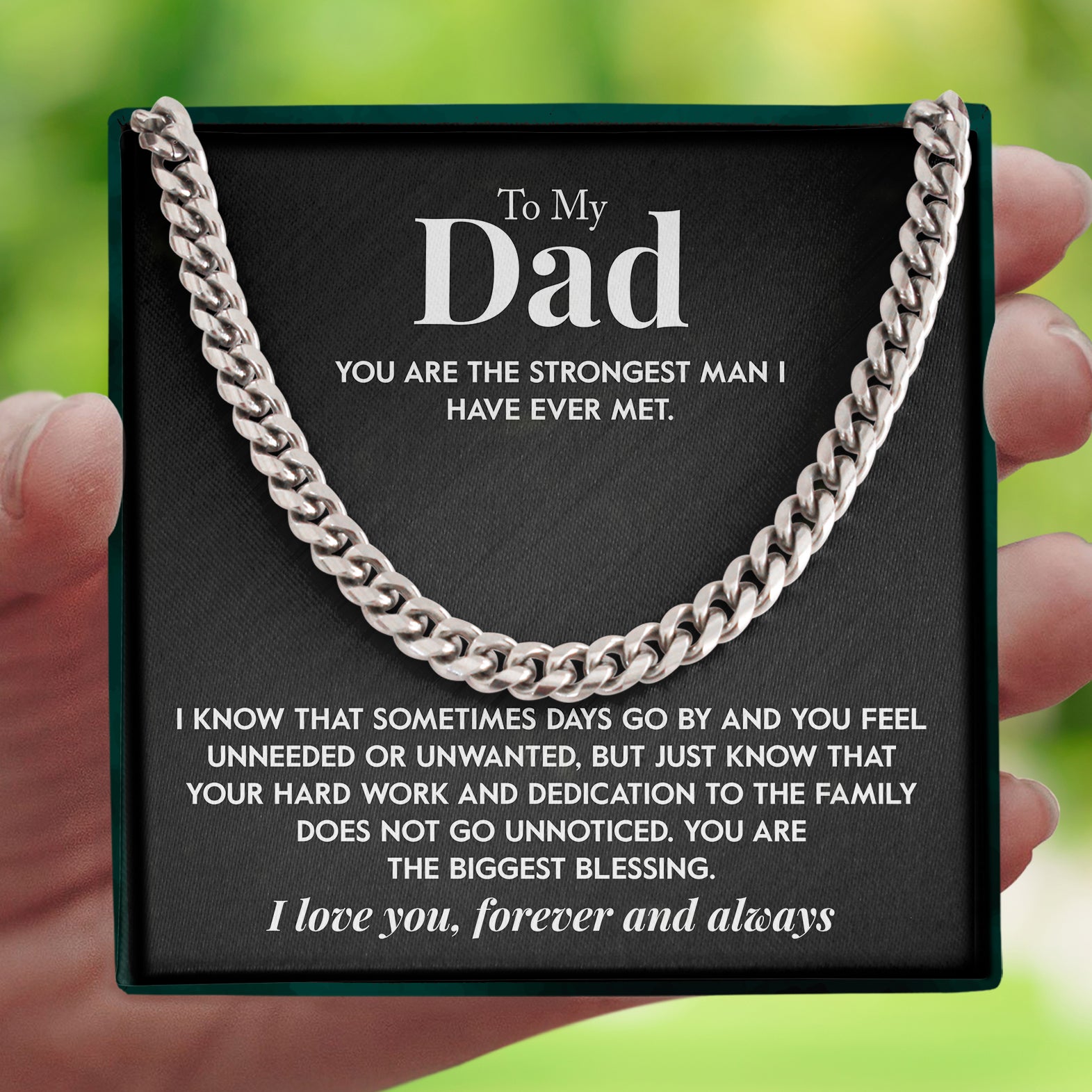 To My Dad | "Biggest Blessing" | Cuban Chain Link