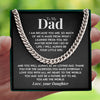 To My Dad | "My Loving Dad" | Cuban Chain Link