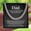 To My Dad | "Mean the World" | Cuban Chain Link