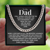 To My Dad | "Awesome Dad" | Cuban Chain Link