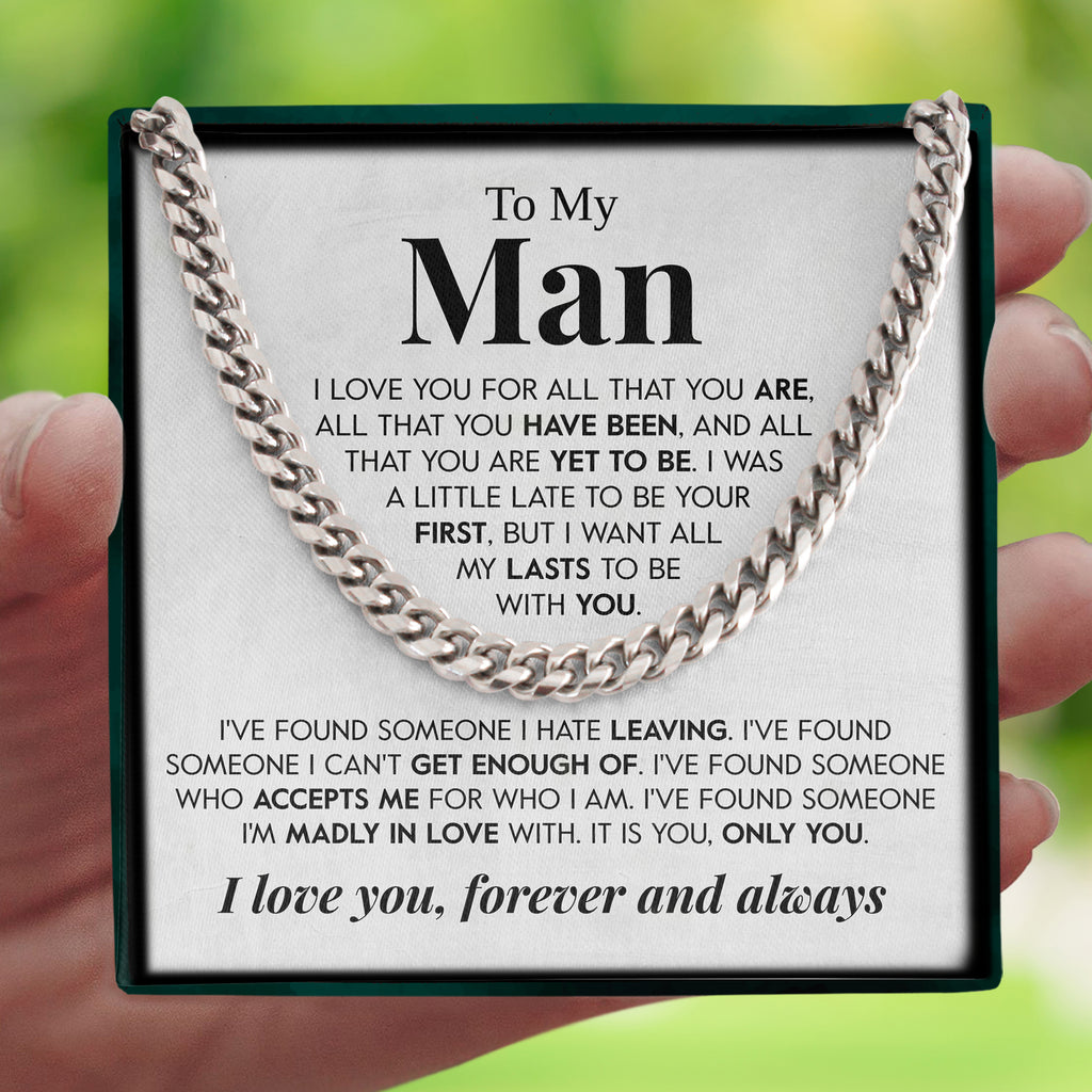 Load image into Gallery viewer, To My Man | &quot;Only You&quot; | Cuban Chain Link
