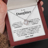 To My Daughter | "Wish You An Adventure" | Love Knot Necklace