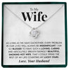 To My Wife | "Smoking Hot Wife" | Love Knot Necklace