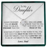 To My Daughter | "Proud of You" | Love Knot Necklace