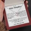 To My Step-Daughter | "Pages of my Life" | Love Knot Necklace