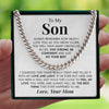To My Son | "Do Your Best" | Cuban Chain Link