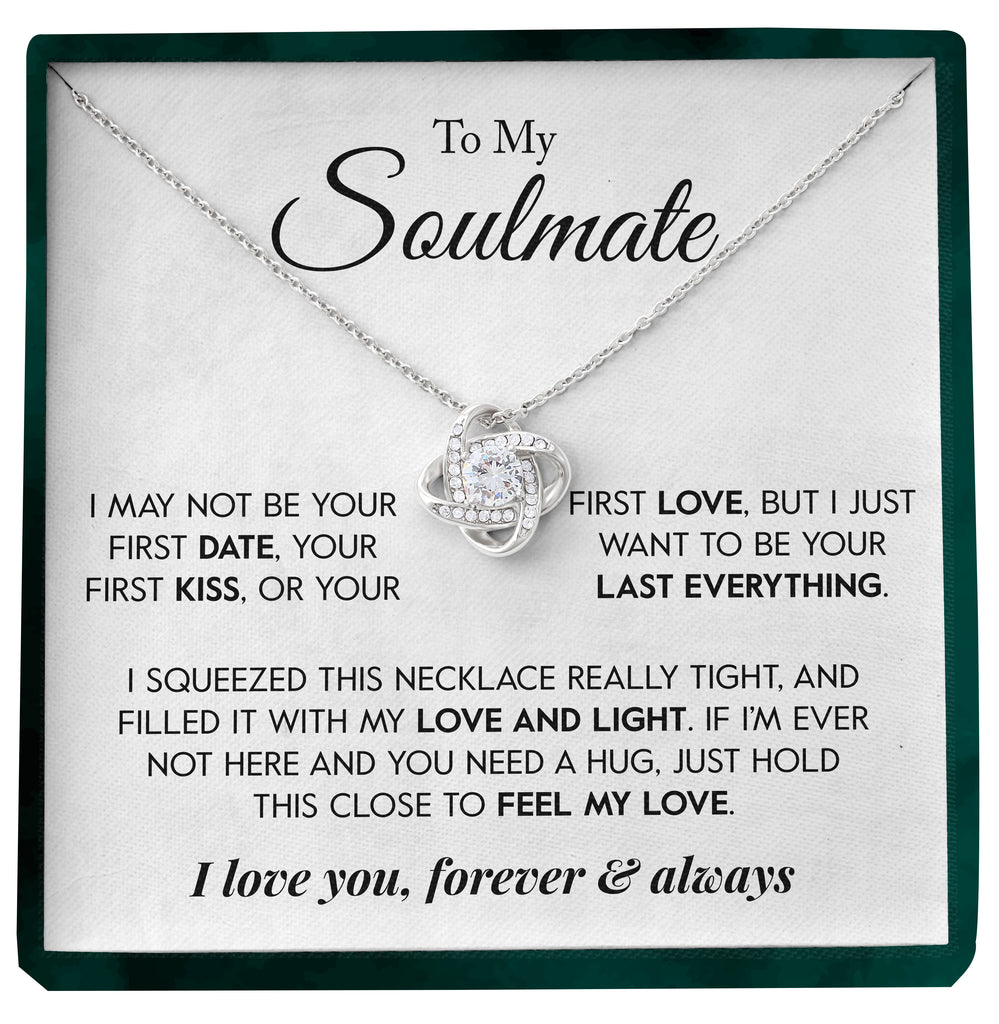 Load image into Gallery viewer, To My Soulmate | &quot;Last Everything&quot; | Love Knot Necklace
