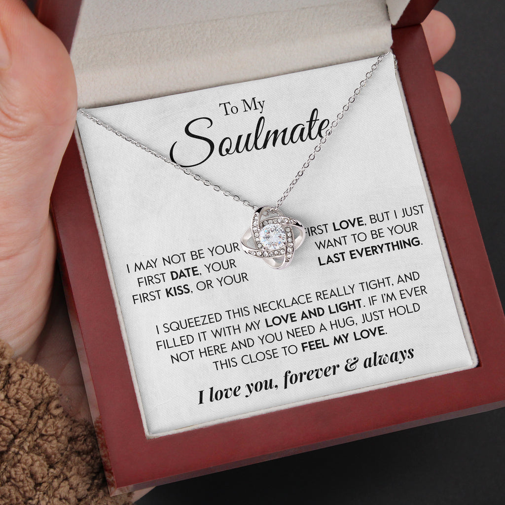 Load image into Gallery viewer, To My Soulmate | &quot;Last Everything&quot; | Love Knot Necklace
