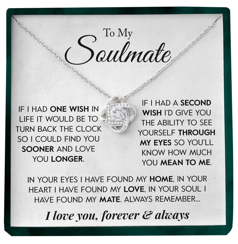Load image into Gallery viewer, To My Soulmate | &quot;Always Remember&quot; | Love Knot Necklace
