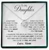 To My Daughter | "My Last Breath" | Love Knot Necklace