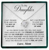 To My Daughter | "Rest of Your Life" | Love Knot Necklace