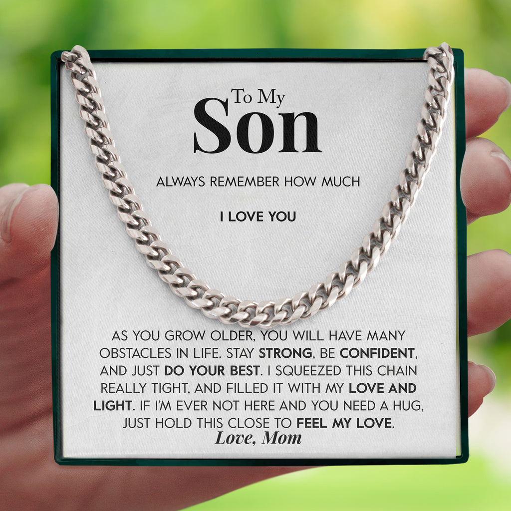 Load image into Gallery viewer, To My Son | &quot;Always Remember&quot; | Cuban Chain Link
