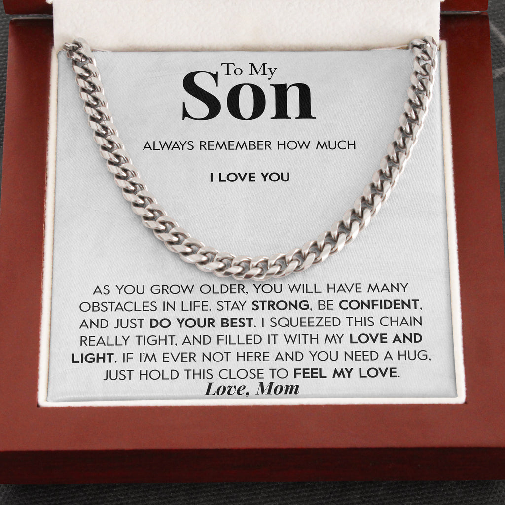 Load image into Gallery viewer, To My Son | &quot;Always Remember&quot; | Cuban Chain Link
