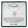 To My Daughter | "By The Heart" | Love Knot Necklace