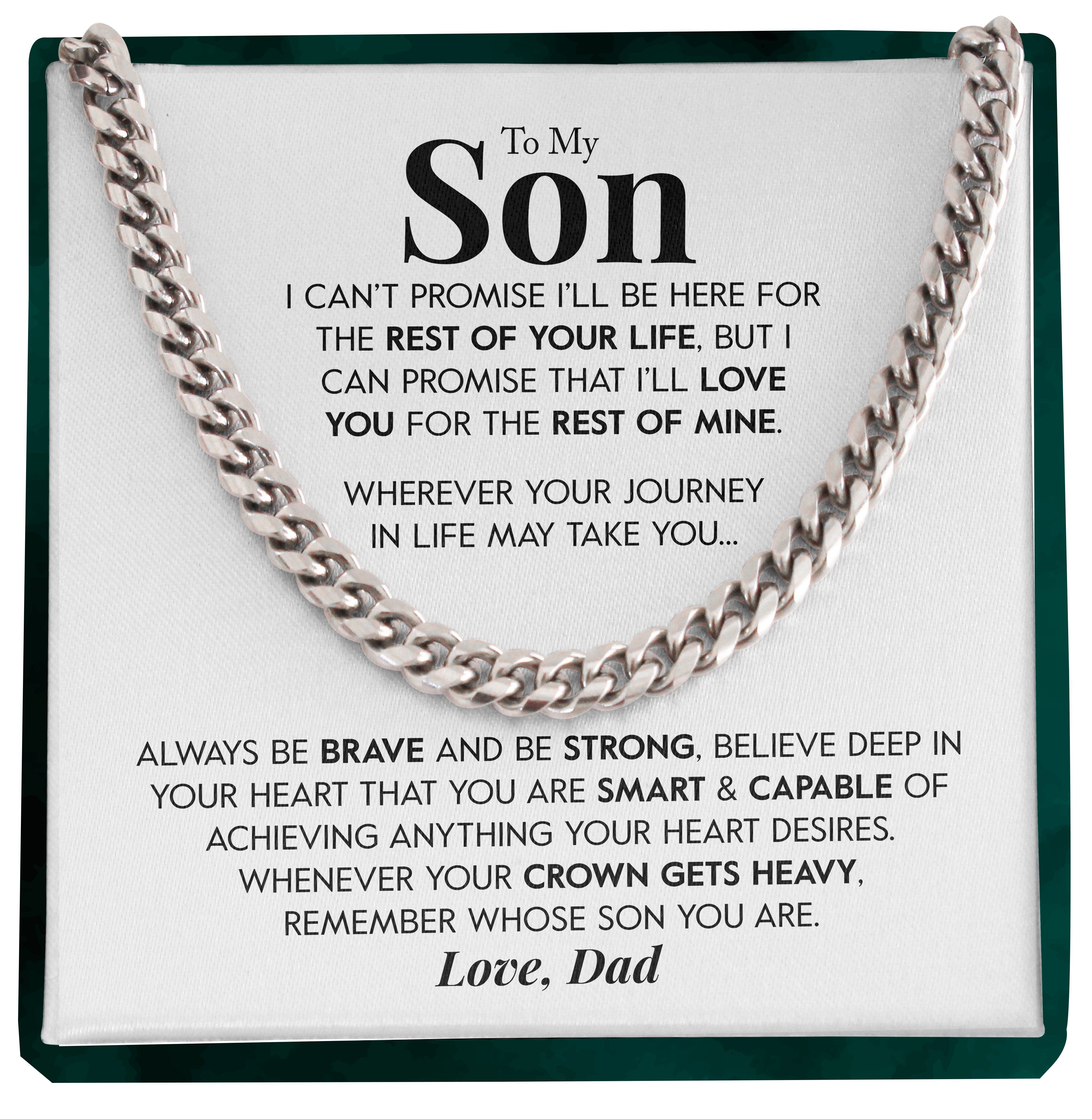 To My Son | "Rest of My Life" | Cuban Neck Chain