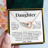 Daughter | "Rest of My Life" | Interlocking Hearts Necklace