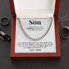 To My Son | "The Best Thing" | Cuban Neck Chain