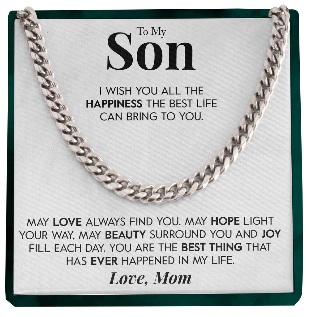 Load image into Gallery viewer, To My Son | &quot;The Best Thing&quot; | Cuban Neck Chain
