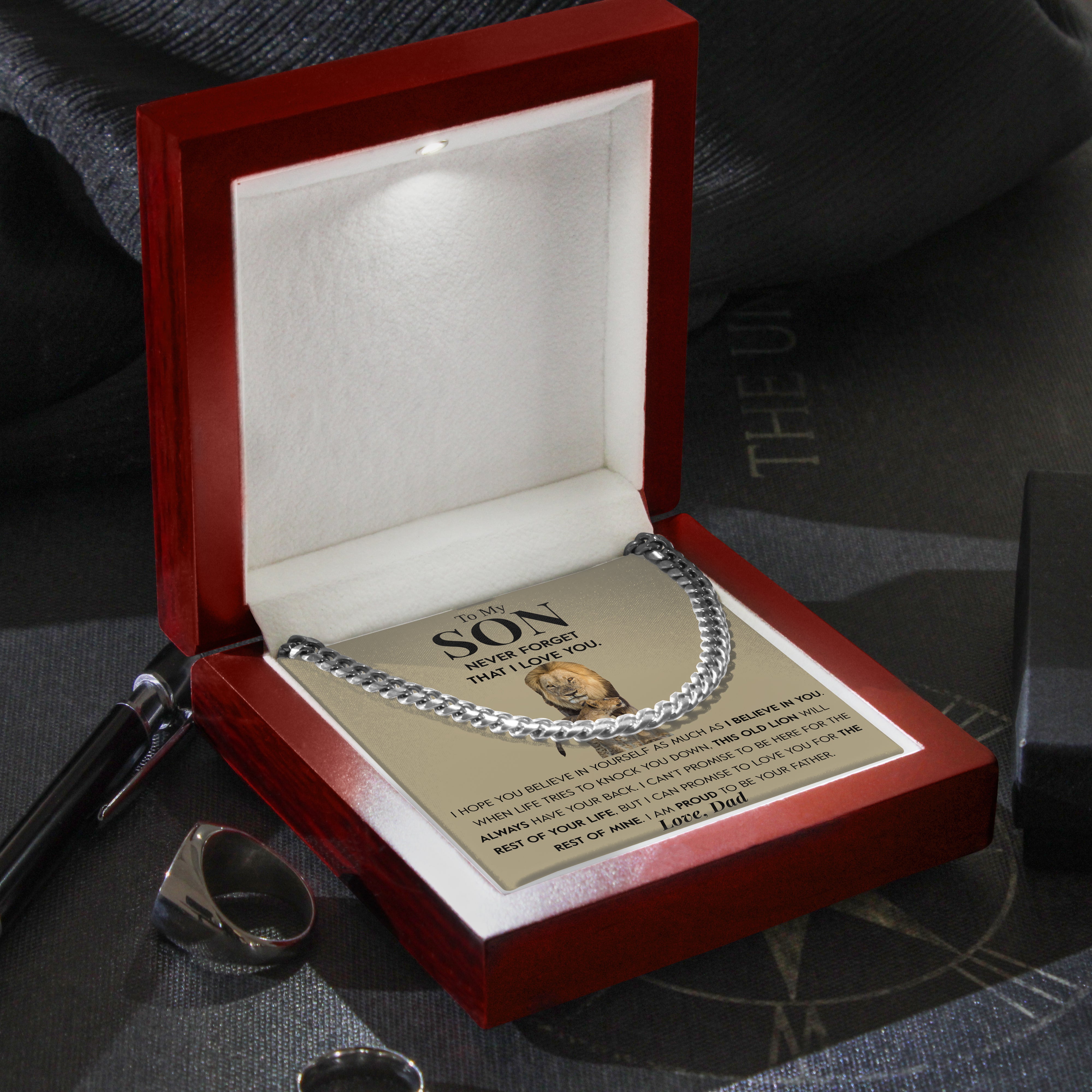 To My Son | "This Old Lion" | Cuban Neck Chain