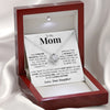 To My Mom | "Caring Mother" | Love Knot Necklace