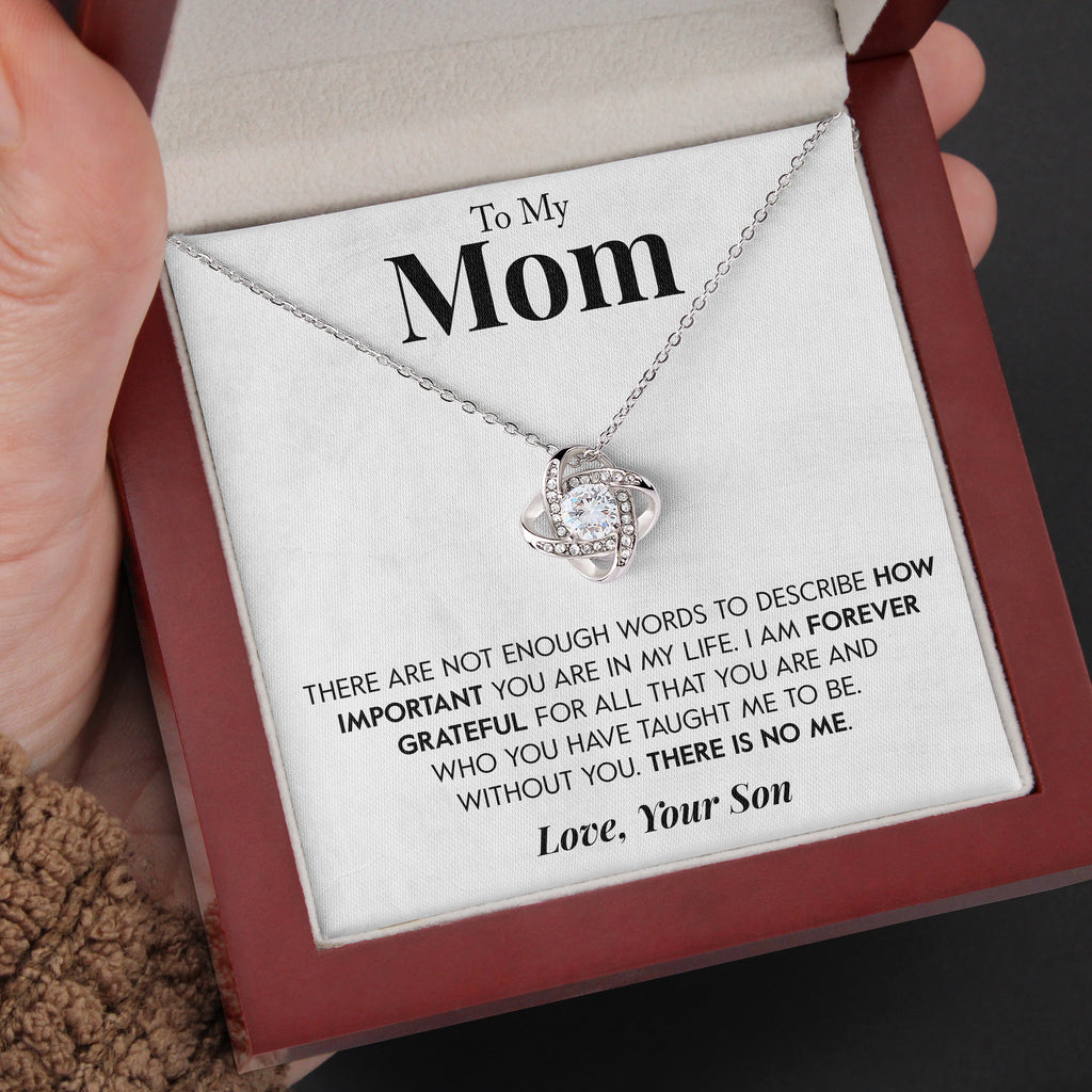 Load image into Gallery viewer, To My Mom | &quot;Forever Grateful&quot; | Love Knot Necklace
