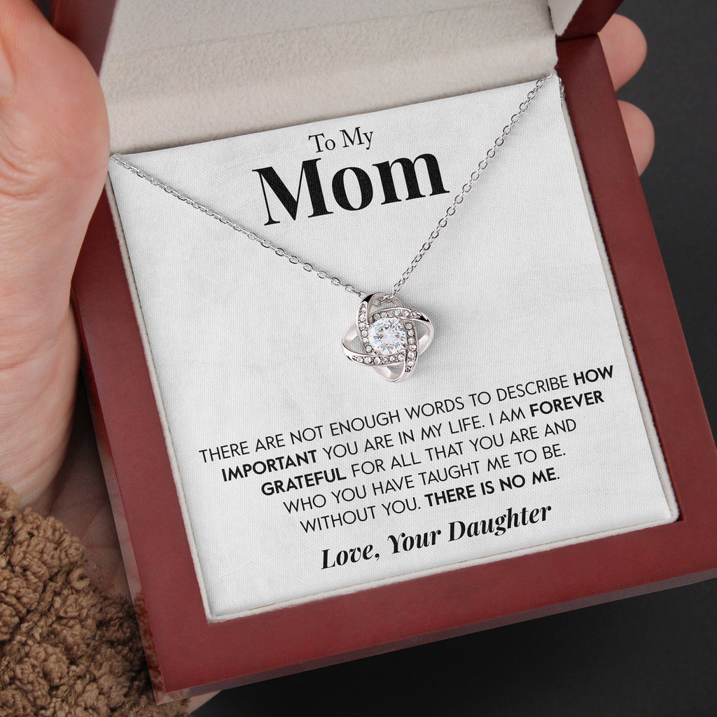 Load image into Gallery viewer, To My Mom | &quot;Forever Grateful&quot; | Love Knot Necklace
