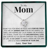 To My Mom | "My Shining Star" | Love Knot Necklace
