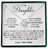 To My Daughter | "Way Back Home" | Love Knot Necklace