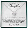To My Daughter | "Two Breaths" | Love Knot Necklace