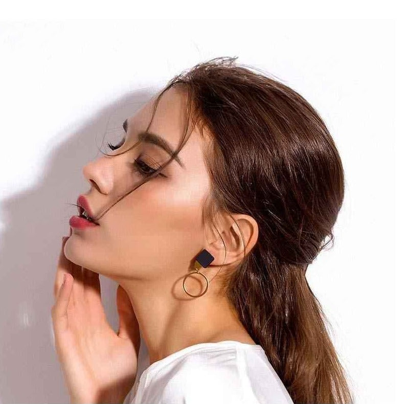 MoVo Studs - Gold - Earrings - Tiara Beauty Co